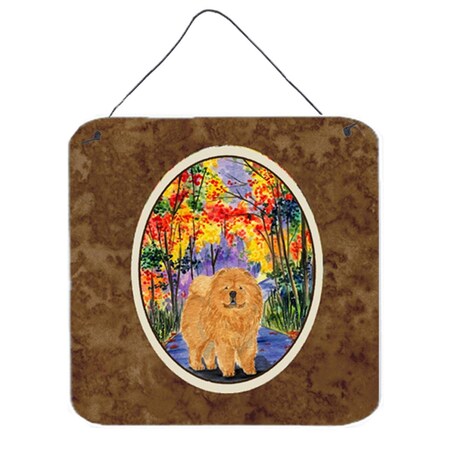 Carolines Treasures Chow Chow Aluminium Metal Wall Or Door Hanging Prints - 6 x 6 In. SS7001DS66
